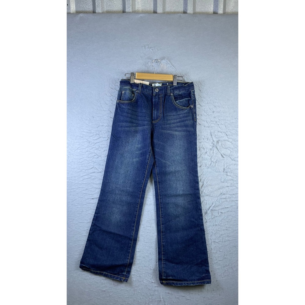 Ocean Pacific Bootcut Jeans Boys 14 Blue NWT Dark Wash Denim 14535